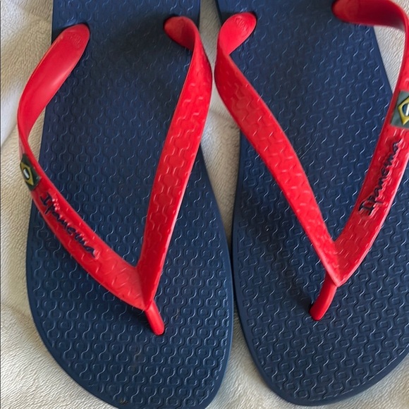 Grendene Brazil Blue and Red Flip Flops size EUR 41/42 - Picture 4 of 4